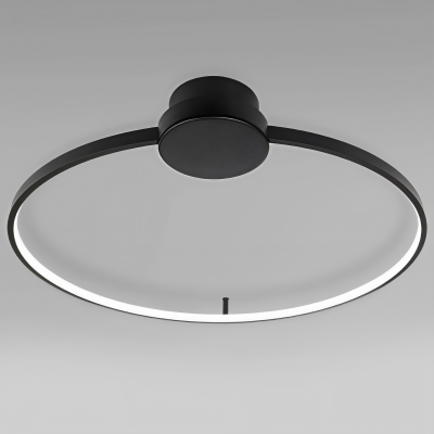 Кръгла дизайнерска плафониера за таван Lorena тип пръстен