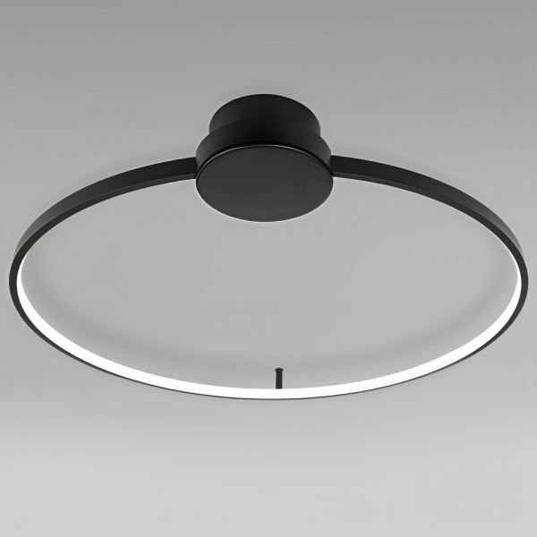 Снимка на Кръгла дизайнерска плафониера за таван Lorena тип пръстен | 3000K