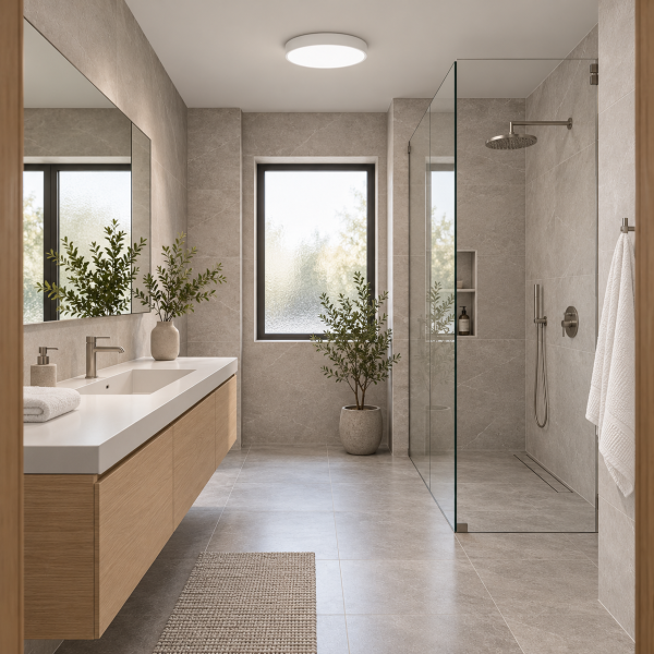 Round LED Ceiling Light Orbit | CCT 3-6.5K | IP54 | Sensor Option