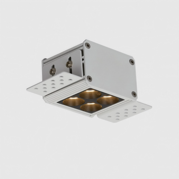 Снимка на Квадратна LED луна за вграждане Quadro | 6W | 3000K | IP20