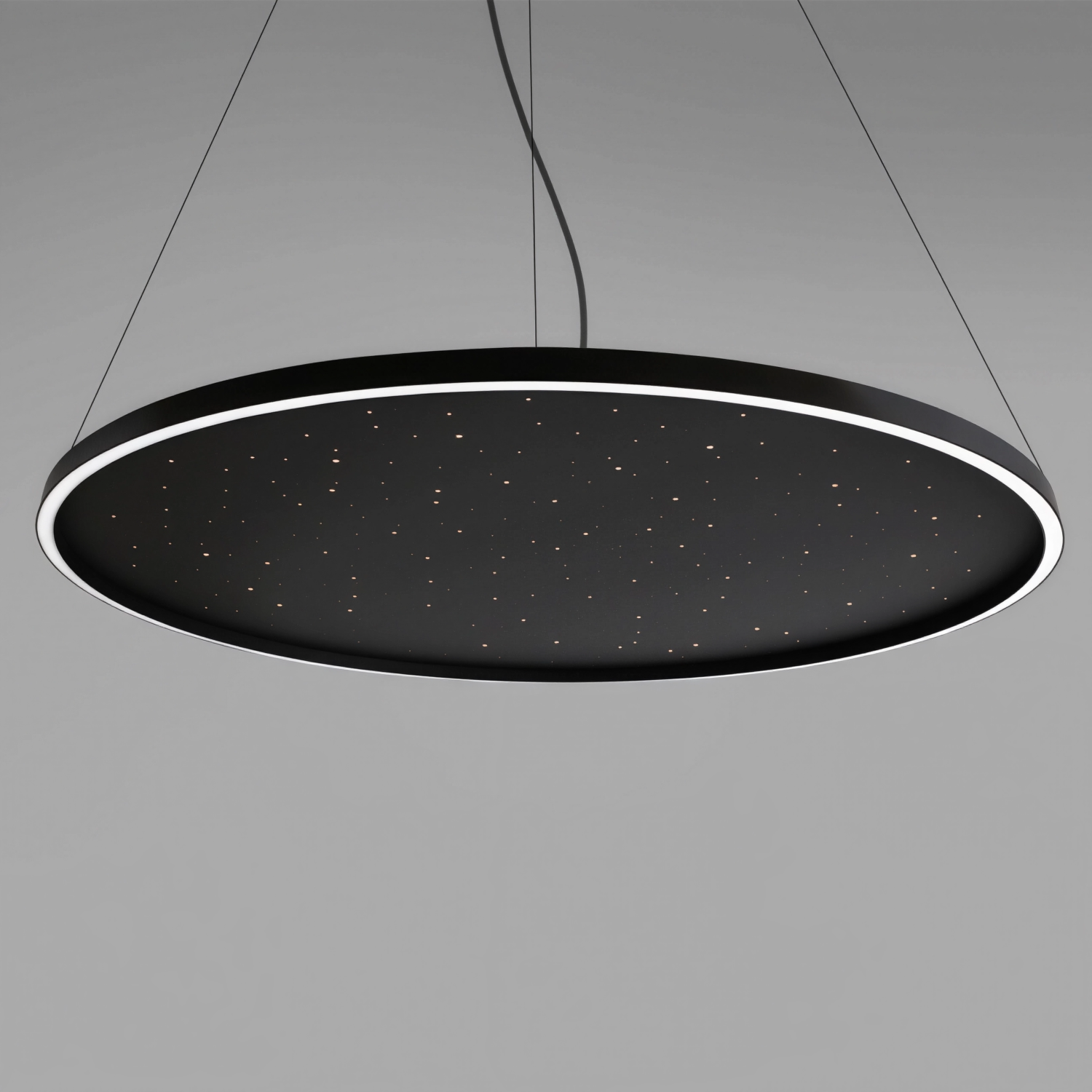 Снимка на Дизайнерска висяща LED лампа Quasar P | Повърхност звездно небе