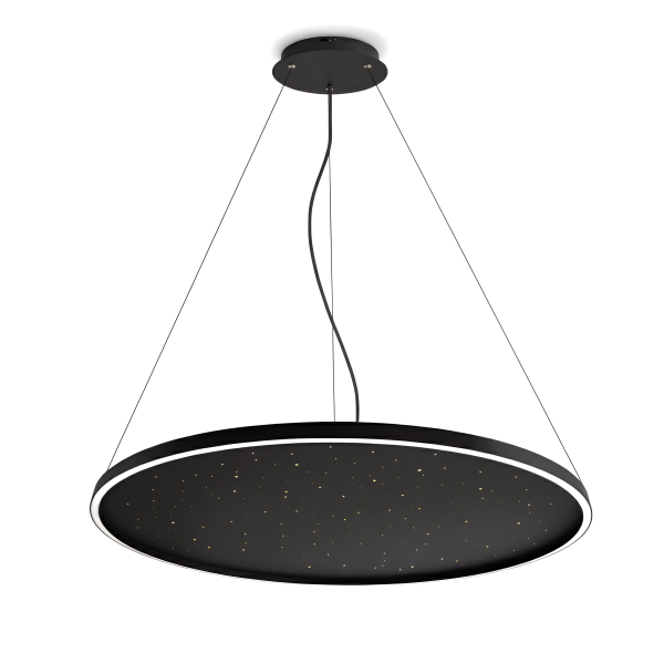 Снимка на Дизайнерска висяща LED лампа Quasar P | Повърхност звездно небе