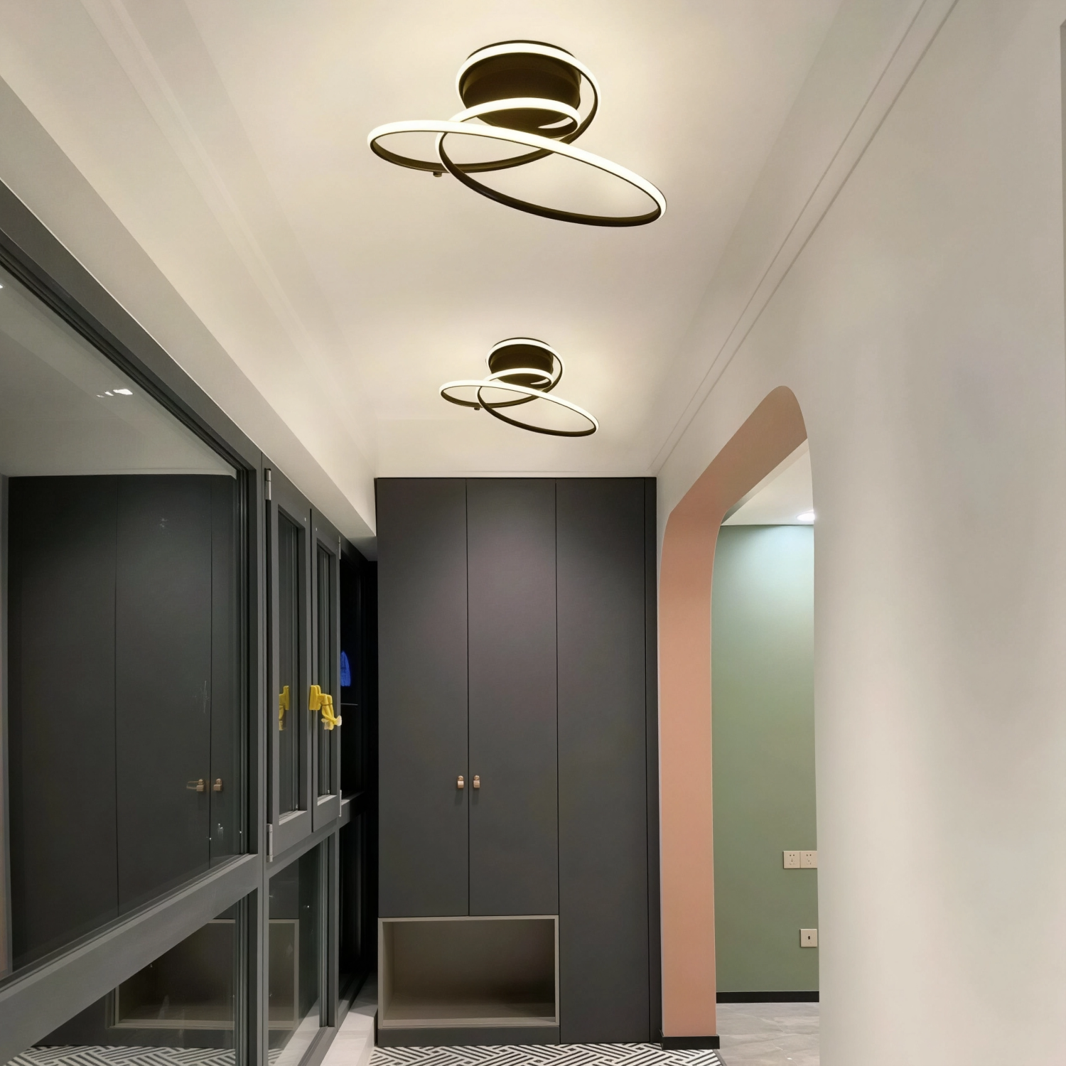 Снимка на Спирален LED плафон Spiral C | 3-CCT | 40W | Матово бял