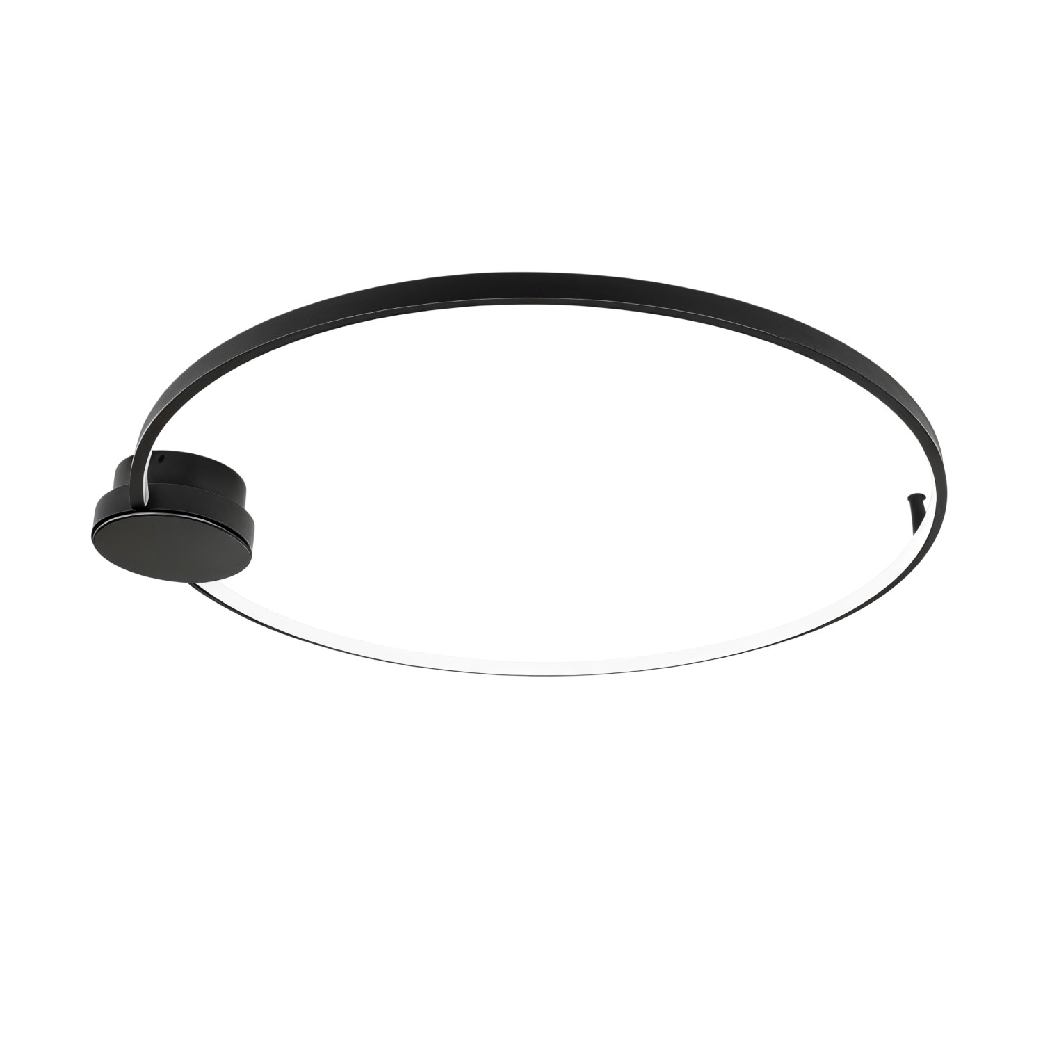 Снимка на Кръгла дизайнерска плафониера за таван Lorena тип пръстен | 3000K