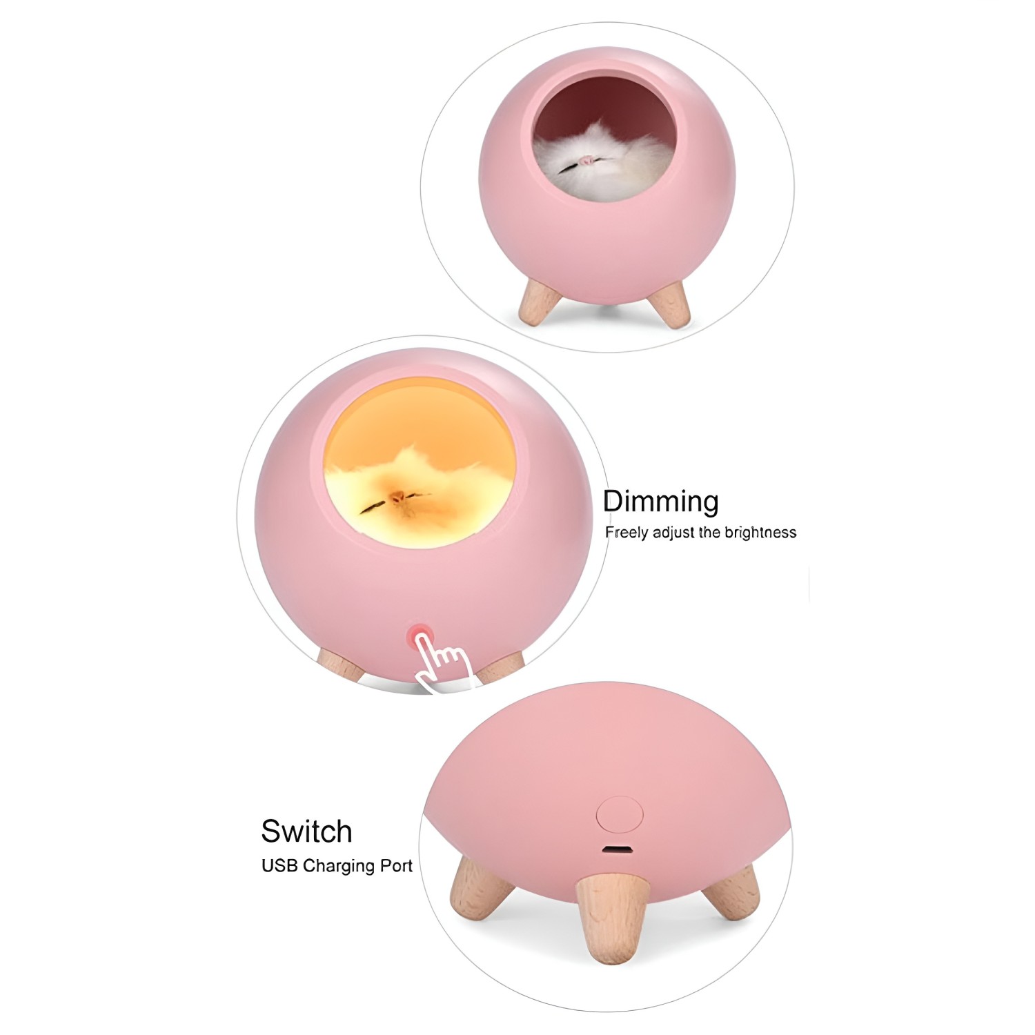 Снимка на Нощна детска LED лампа с Bluetooth | Музика | Приказки | Работа до 36 часа