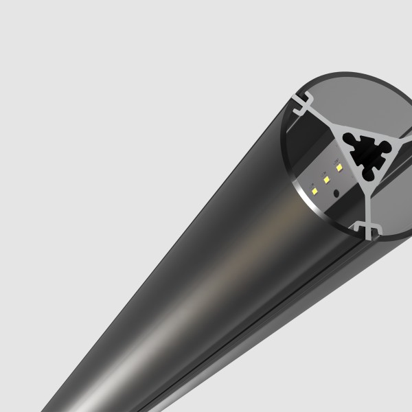 LED светеща тръба с 360° ефект Mesh 360 – Ø36 x 2500 мм - Снимка на LED светеща тръба с 360° ефект Mesh 360 – Ø36 x 2500 мм - Висящи лампи