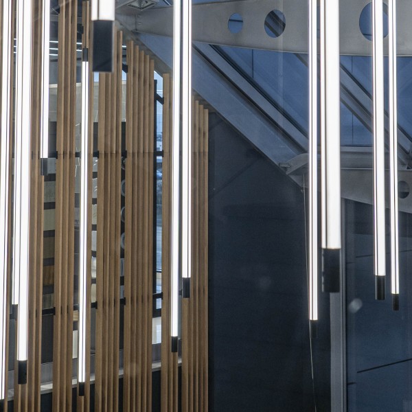 Снимка на LED светеща тръба с 360° ефект Mesh 360 – Ø36 x 2500 мм - Висящи лампи