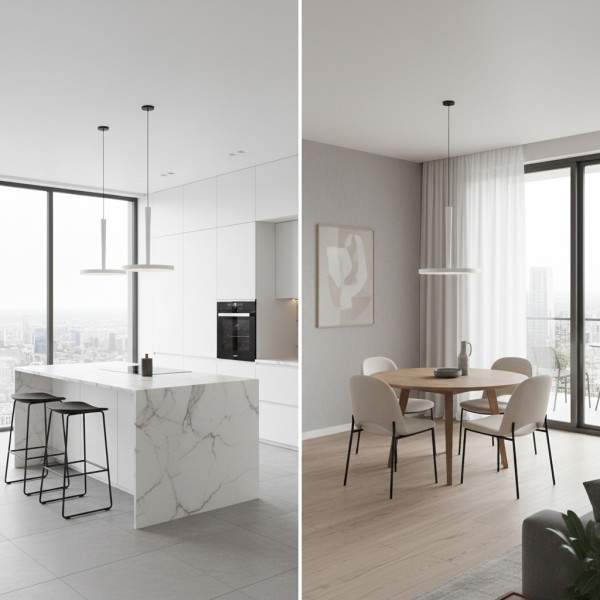 Снимка на Висящ LED пендел Anaya | Минималистичен | 12W | 3000K