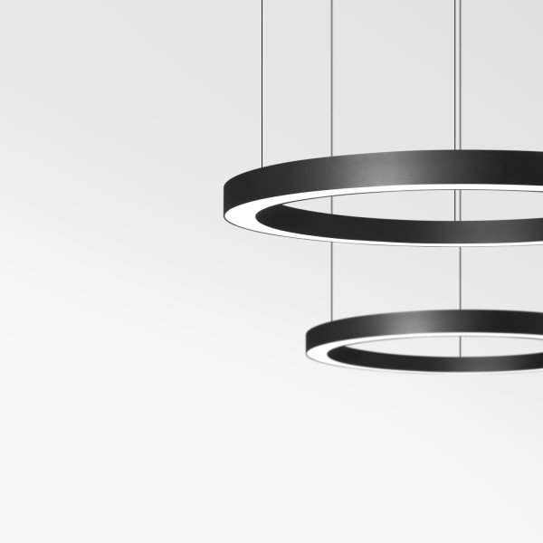 Детайлно изображение на Висящ кръгъл LED полилей Cool XL Pro | 4 размера Снимка на Висящ кръгъл LED полилей Cool XL Pro | 4 размера