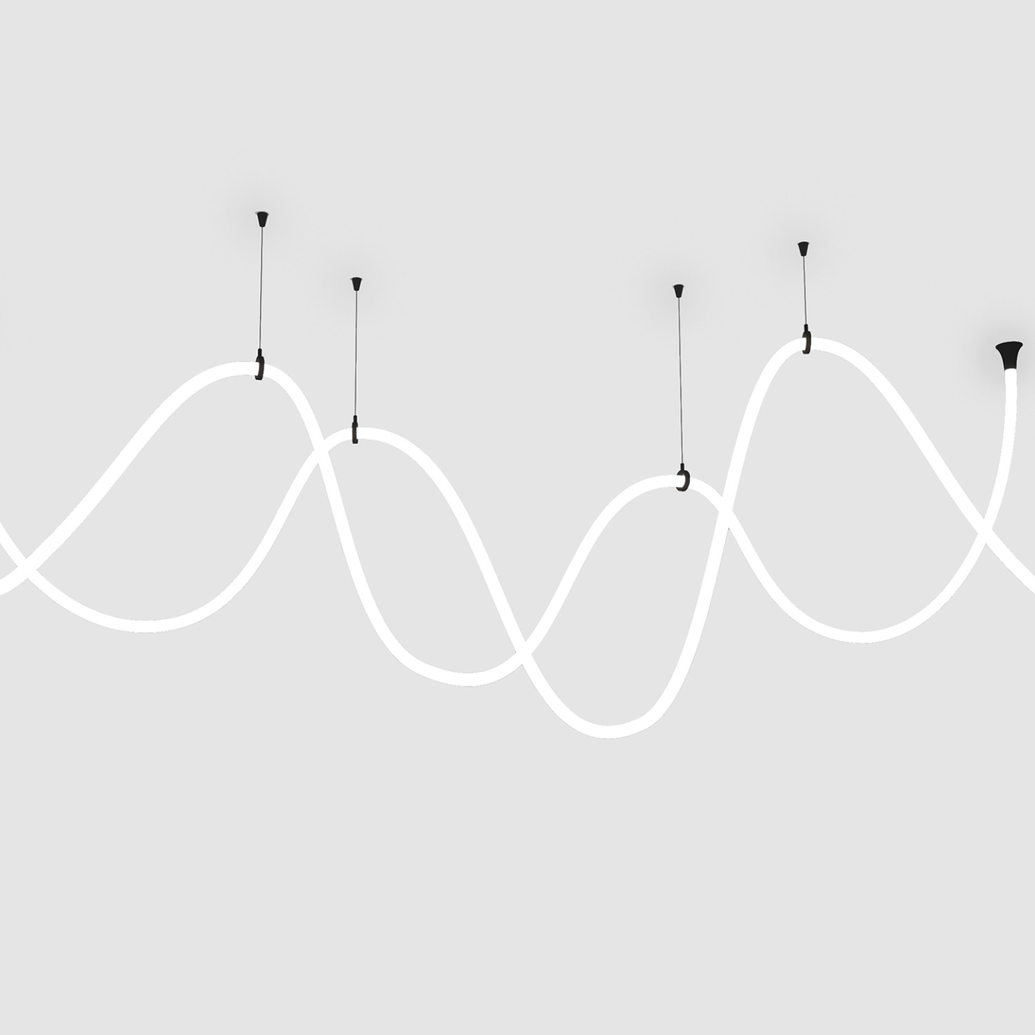 Снимка на Висящ LED маркуч Hose - въжена система за осветление -
