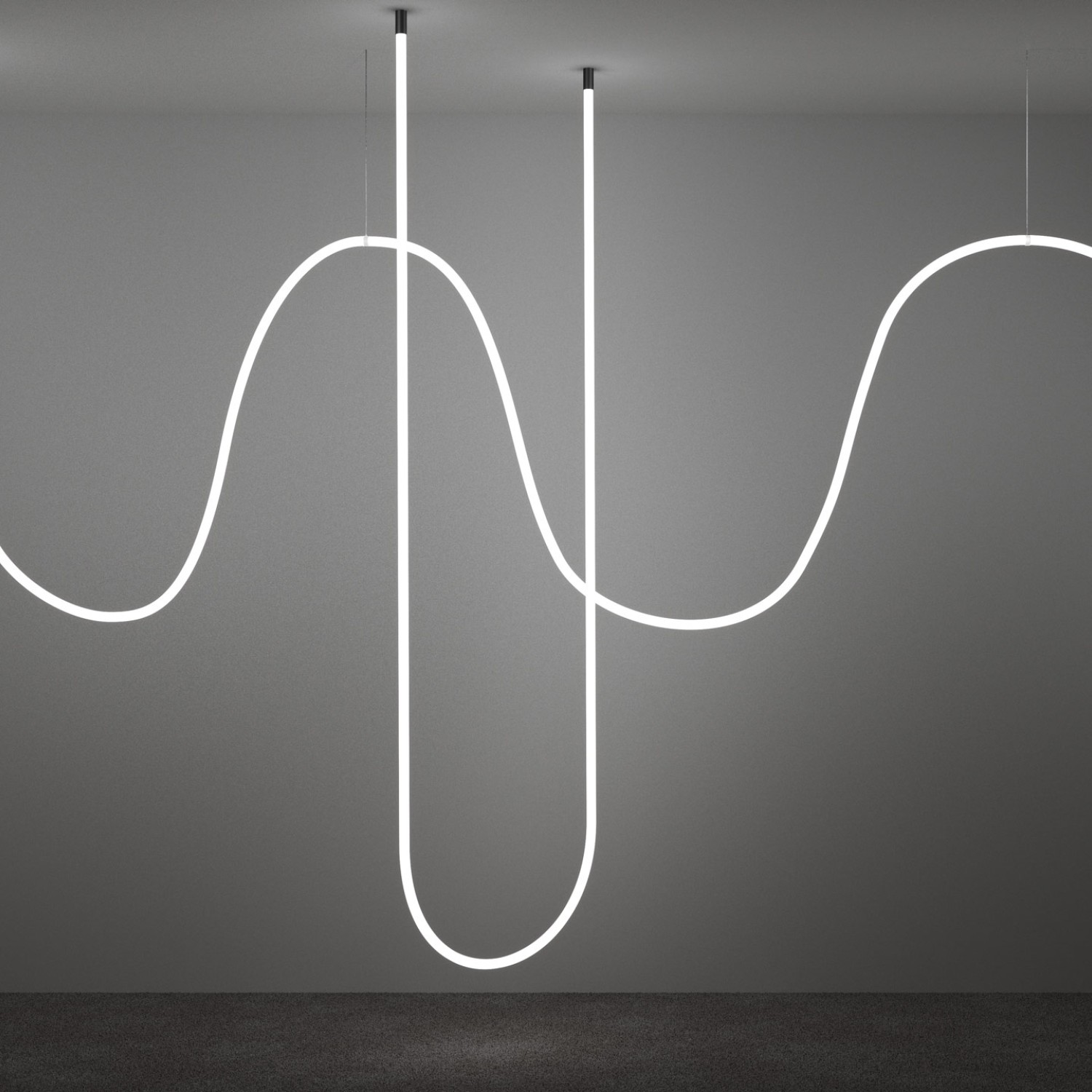 Снимка на Висящ LED маркуч Hose - въжена система за осветление -