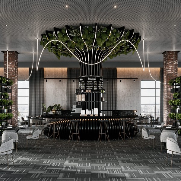 Снимка на Висящ LED маркуч Hose - въжена система за осветление -