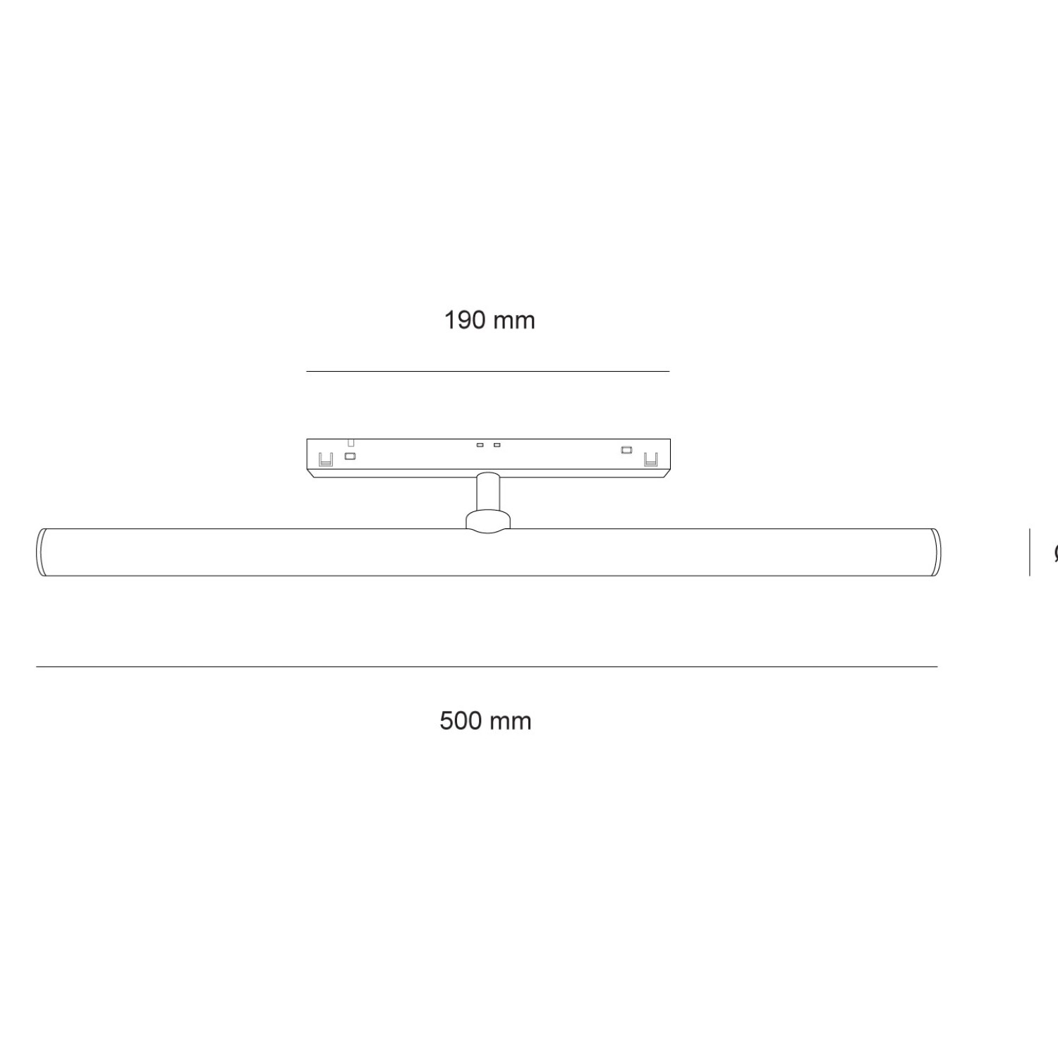 Снимка на Линейно осветително тяло Galaxy Magnet 20W за магнитна система 23mm trimless - Релсово осветление