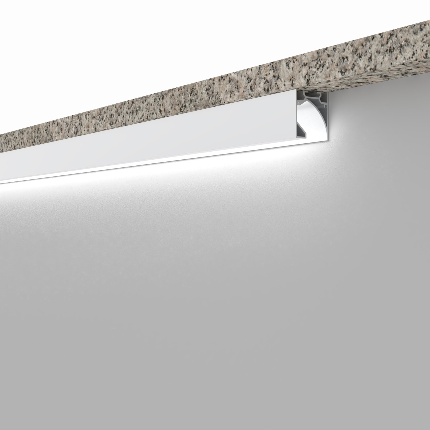 Снимка на Алуминиев профил за LED лента Halo 35мм за външен монтаж(без вграждане) - Профили за LED ленти