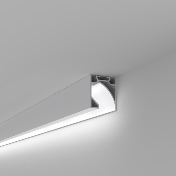 Снимка на Алуминиев профил за LED лента Halo 35мм за външен монтаж(без вграждане) - Профили за LED ленти