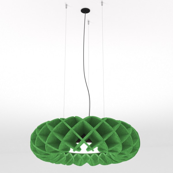 Снимка на Акустична висяща LED лампа с дизайн мрежеста решетка Haos - Акустични лампи