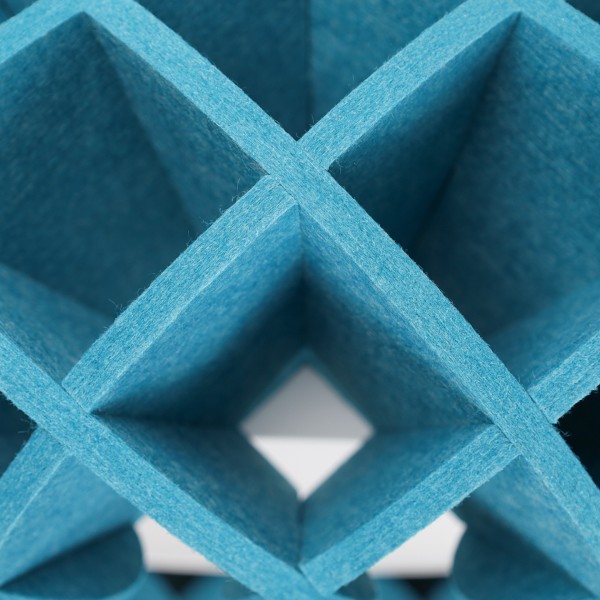 Снимка на Акустична висяща LED лампа с дизайн мрежеста решетка Haos - Акустични лампи