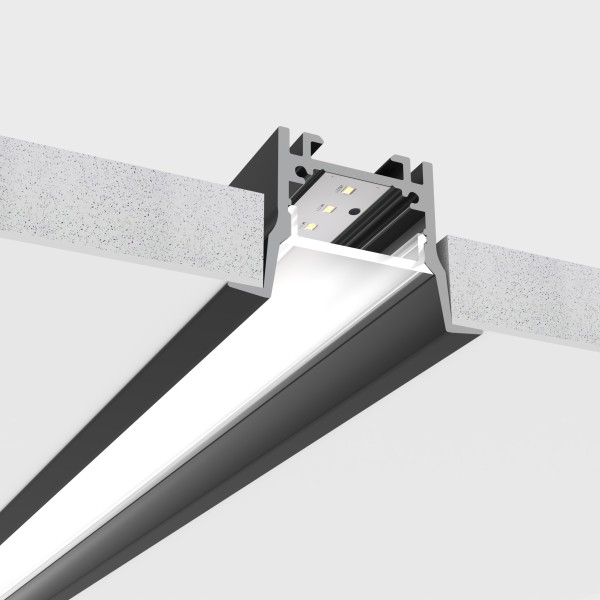 Снимка на Алуминиев профил за LED лента Inside Pro BM | 38×26 мм | За вграждане | 1 метър