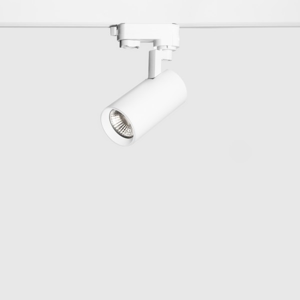 Снимка на Спот за релсова шина Longi GU10 с изчистен цилиндричен дизайн - Релсово осветление