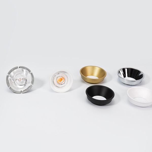 Снимка на Спот за релсова шина Longi GU10 с изчистен цилиндричен дизайн - Релсово осветление