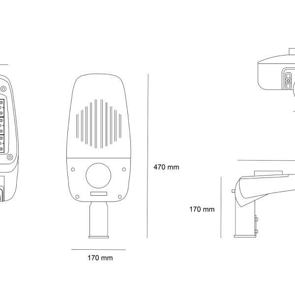 Снимка на Улично LED осветително тяло Stealth |IP65 | Регулиране на ъгъл и мощност