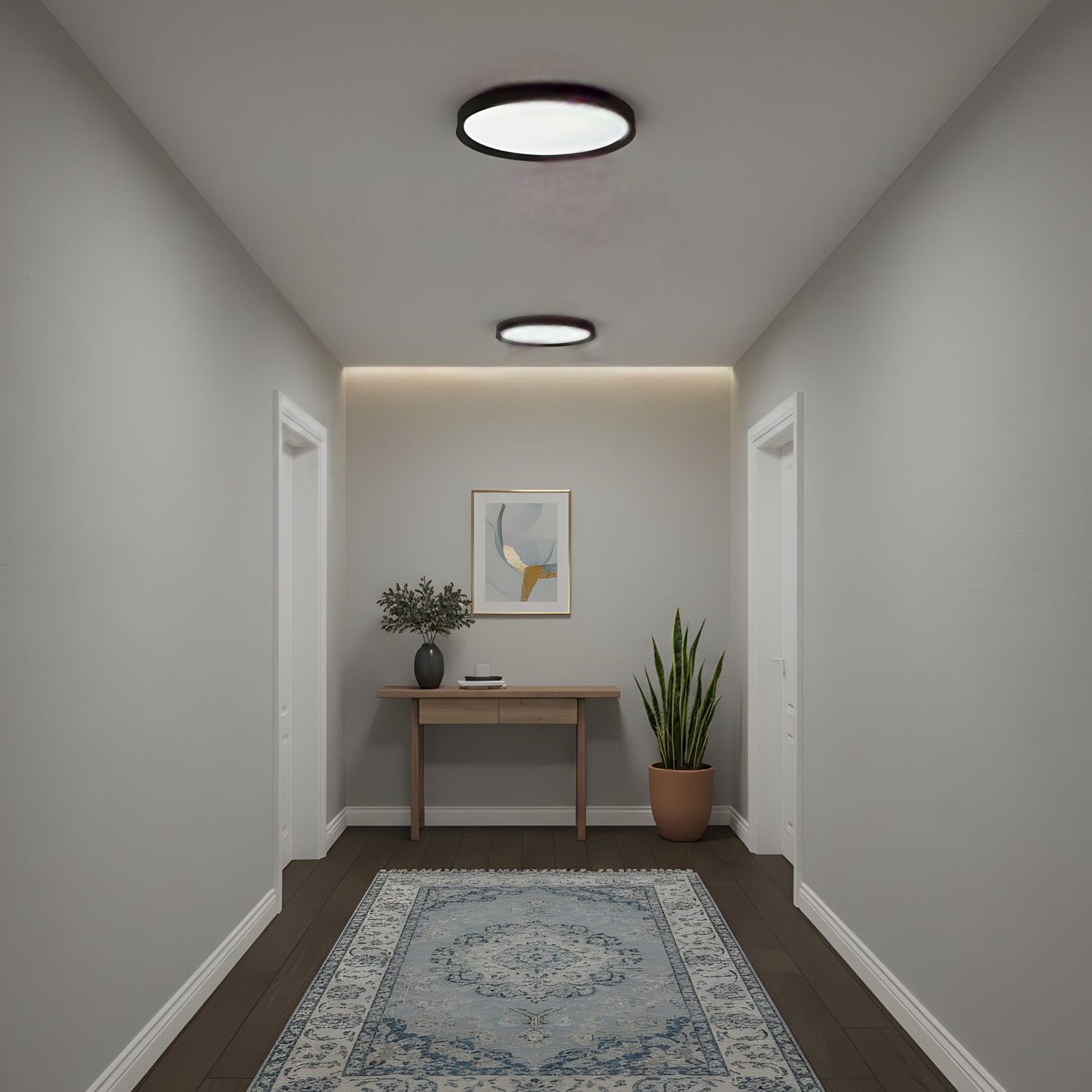 Снимка на Кръгла LED плафониера Aris R | 3-CCT | 3 размера