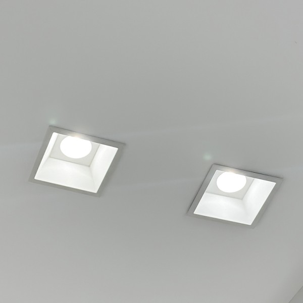 Снимка на Квадратна LED луна за вграждане Accord Square | 3000K | Влагозащитена IP54