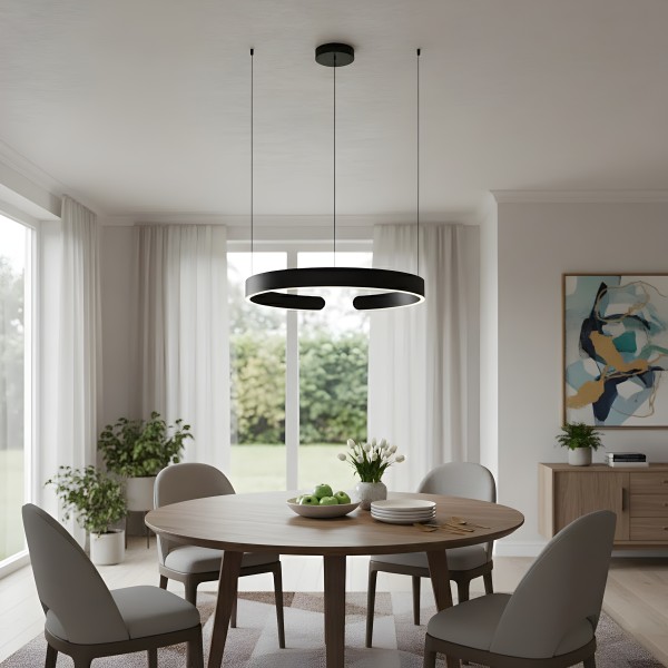 Снимка на Висящ LED полилей Cool C | С-образна форма | 5 размера