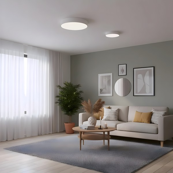 Снимка на Кръгла LED плафониера Cosy | Възможност за trimless монтаж