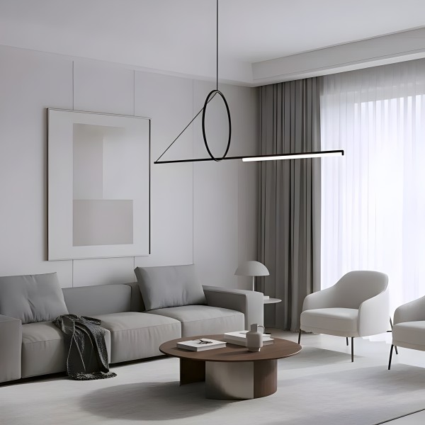 Снимка на Висяща LED лампа с геометричен дизайн Dea (120 см)