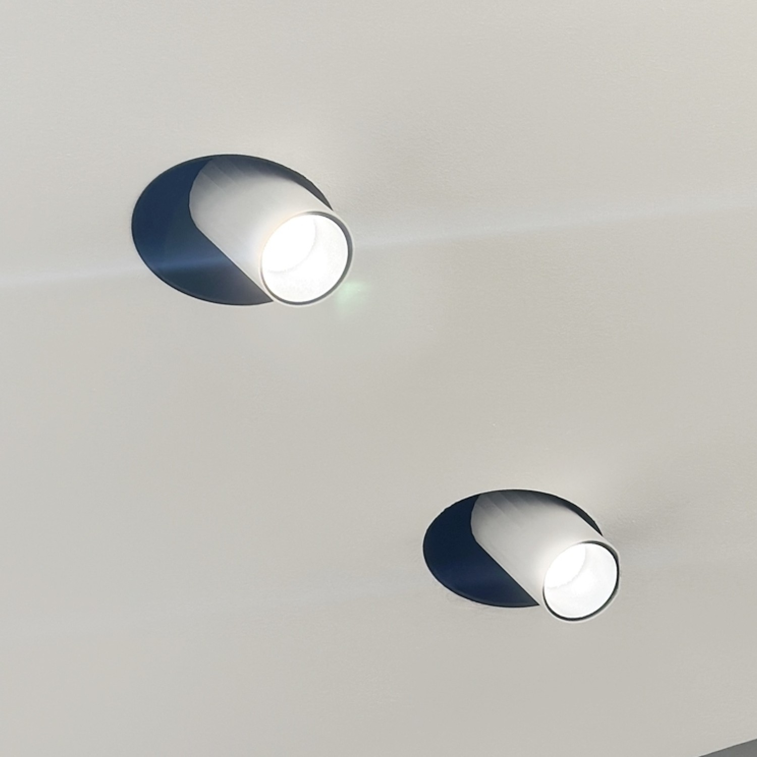 Снимка на LED луна за вграждане Dani Trimless | Бяло с черно | 7W | 3000K