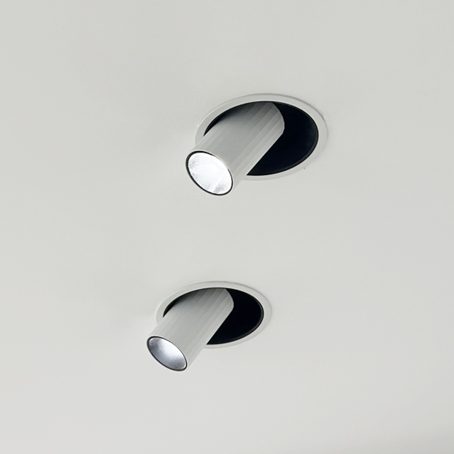 Снимка на LED луна за вграждане Dani ВМ | Бяло с черно | 7W | 3000K