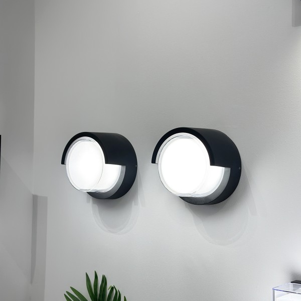 Снимка на Фасадна LED лампа Form W | Кръгла форма | IP65 | 12W