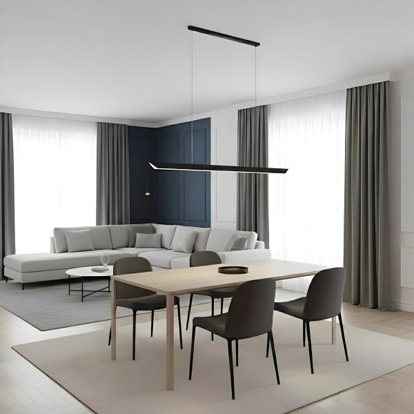 Снимка на Висящ акустичен LED профил Honey | Дифузер пчелна пита | Звукопоглъщащ