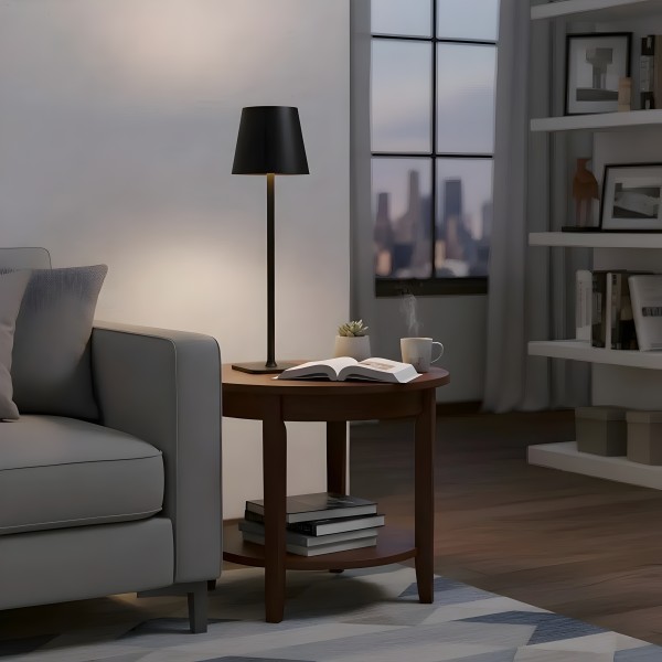 Снимка на Презареждаема LED настолна лампа с три цвята LEDA (38 см) - Настолни лампи