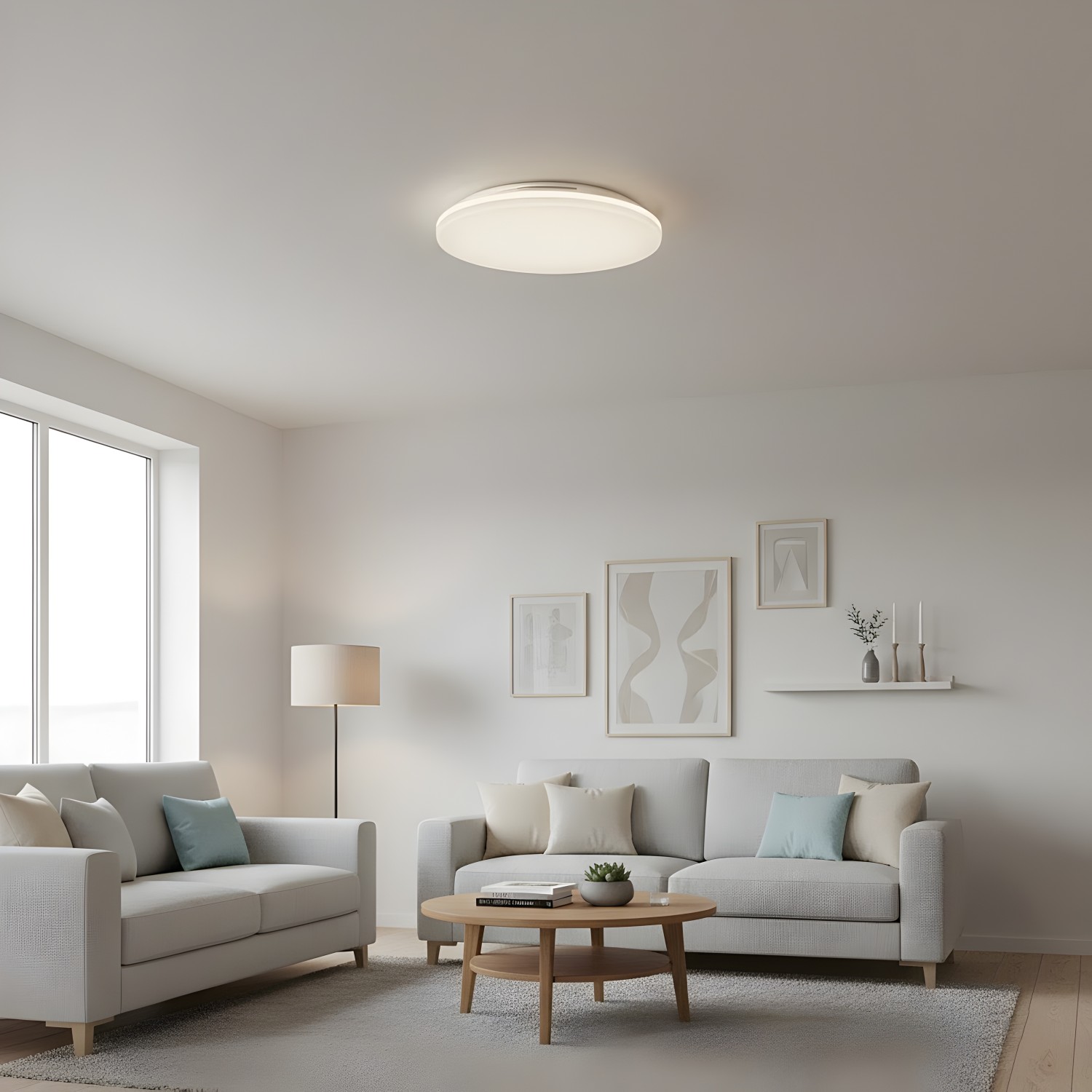 Снимка на Кръгла LED плафониера Nitro | 3-CCT | IP44 | DIP switch