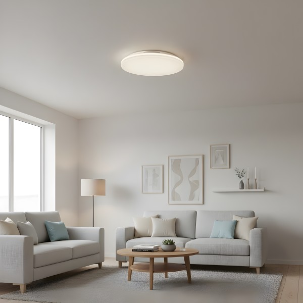 Снимка на Кръгла LED плафониера Nitro | 3-CCT | IP44 | DIP switch