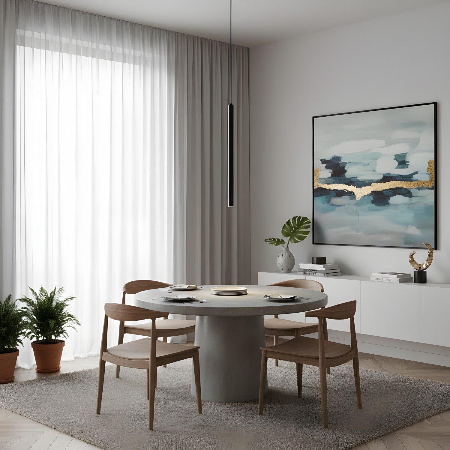 Снимка на Висящ цилиндричен LED пендел Pipe | 60cm | 3000K | 5W