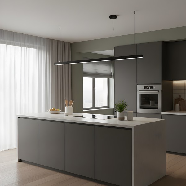 Снимка на Висящ LED профил S-LINE 30 OM LOW за открит монтаж - LED профили