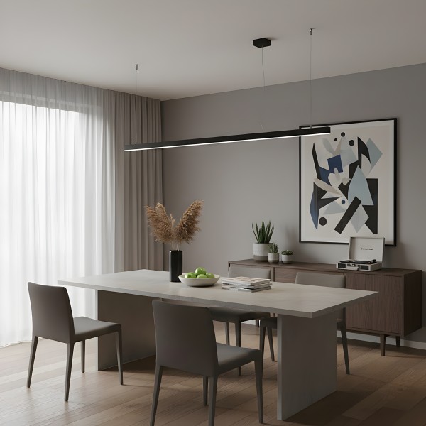 Снимка на Висящ LED профил S-LINE 30 OM LOW за открит монтаж - LED профили