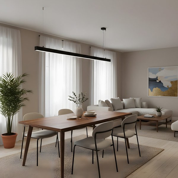 Снимка на Линеен LED профил S-LINE 36 OM LOW с нисък корпус - LED профили