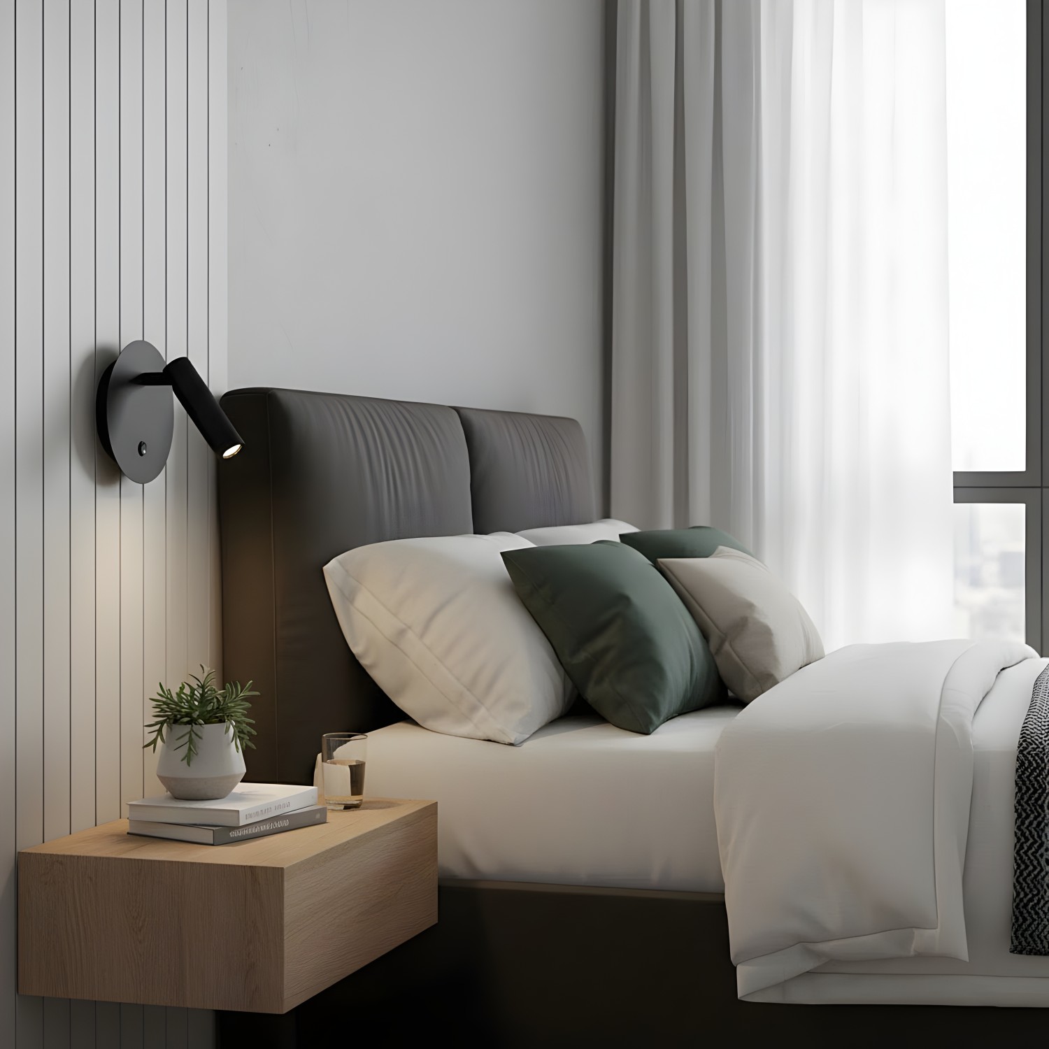 Снимка на Стенен LED аплик Siena с въртящо рамо (3000К) - Стенни лампи