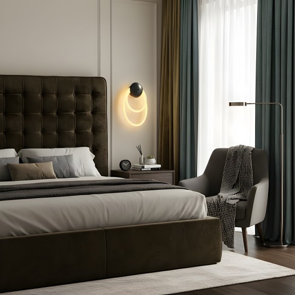 Снимка на Декоративна стенна лампа с въже/маркуч Swing Wall | 30W | 3000K