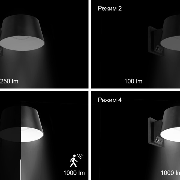 Снимка на Соларен фасаден LED аплик с PIR сензор Ailo | 4.35W | 3000K | IP54