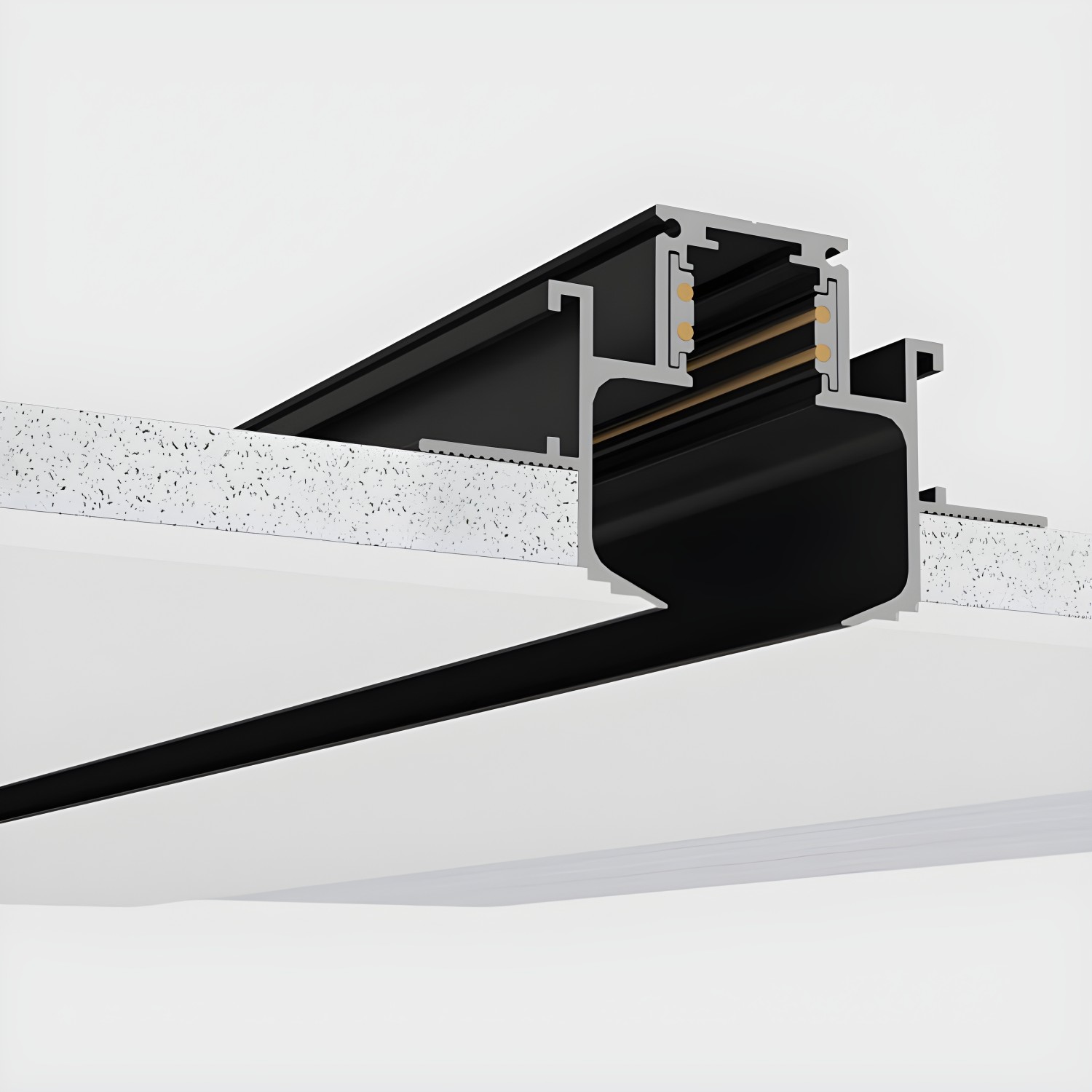 Снимка на Комплект магнитна шинна система „All-in-One Pendant trimless“ - Релсово осветление