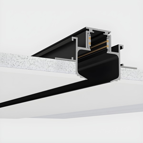 Снимка на Комплект магнитна шинна система „All-in-One Pendant trimless“ - Релсово осветление