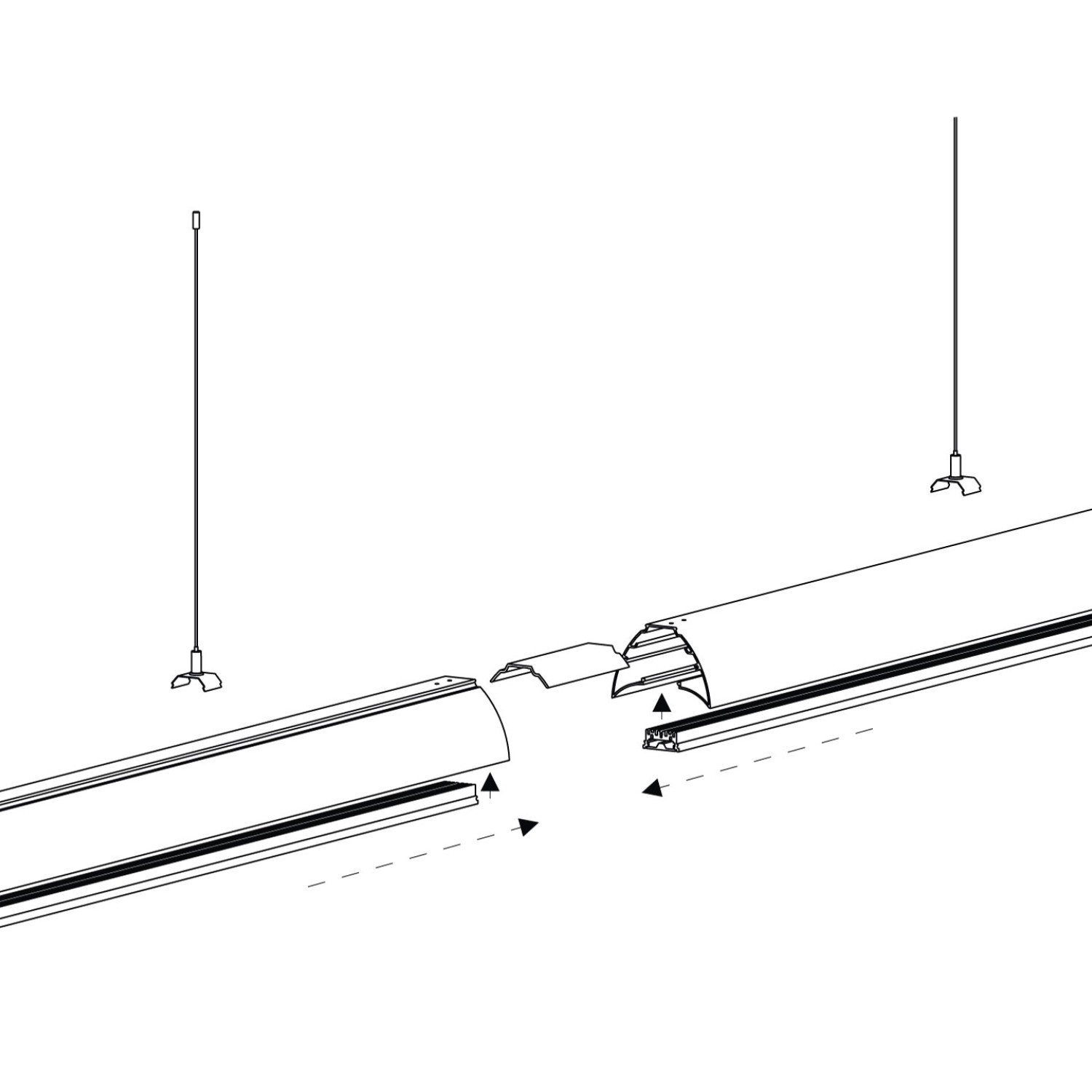Снимка на Индустриално осветително LED тяло Arcos | IP65 | 4000K | 3 Цвята - Склад и цех