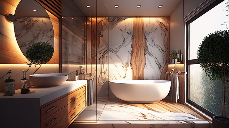 Как да планирате осветлението в банята: практично ръководство