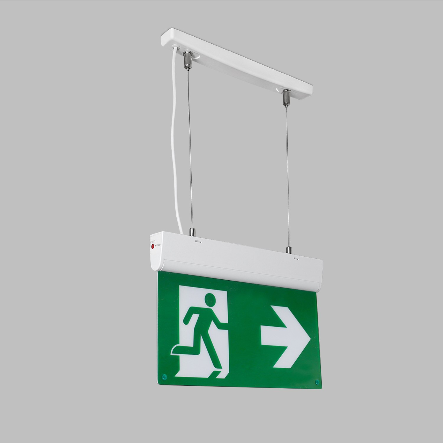 Снимка на Евакуационна LED EXIT табела Gate | Въртяща се основа | Работа до 3 часа