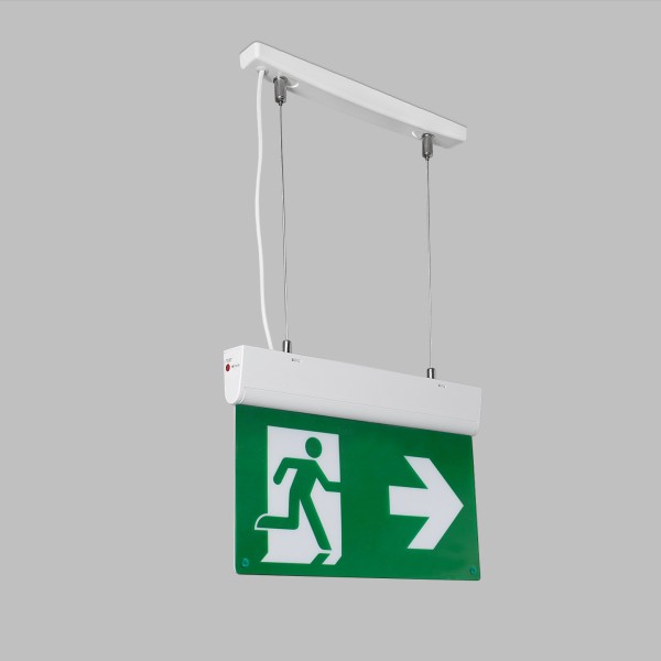Снимка на Евакуационна LED EXIT табела Gate | Въртяща се основа | Работа до 3 часа